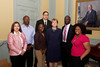 MassCS > April 11, 2008. Boston, MA.Commonwealth Seminar graduation with Attorney General Martha Coakley, Ali Noorani and Jarrett Barrios.