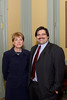 MassCS > April 11, 2008. Boston, MA.Commonwealth Seminar graduation with Attorney General Martha Coakley, Ali Noorani and Jarrett Barrios.